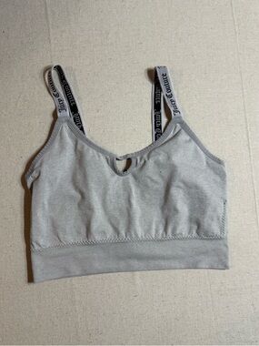 Juicy Couture Logo Strap Grey Bralette Y2K